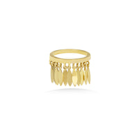 Leafs Ring in 18k Yellow Gold