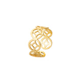 18K Gold Cuff Ring