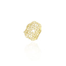 Deco-Inspired Gold Band