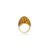 Vintage Leopard Ring in 18k Yellow Gold
