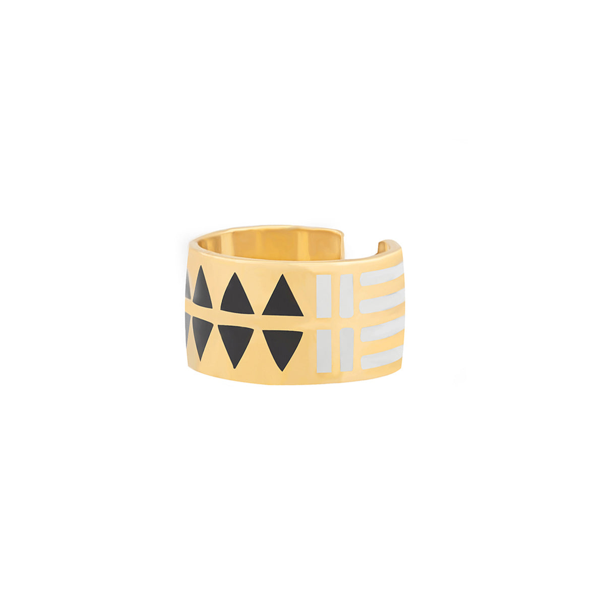 Cuff Ring in 18k Yellow Gold