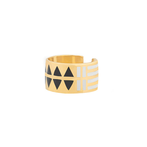 Cuff Ring in 18k Yellow Gold