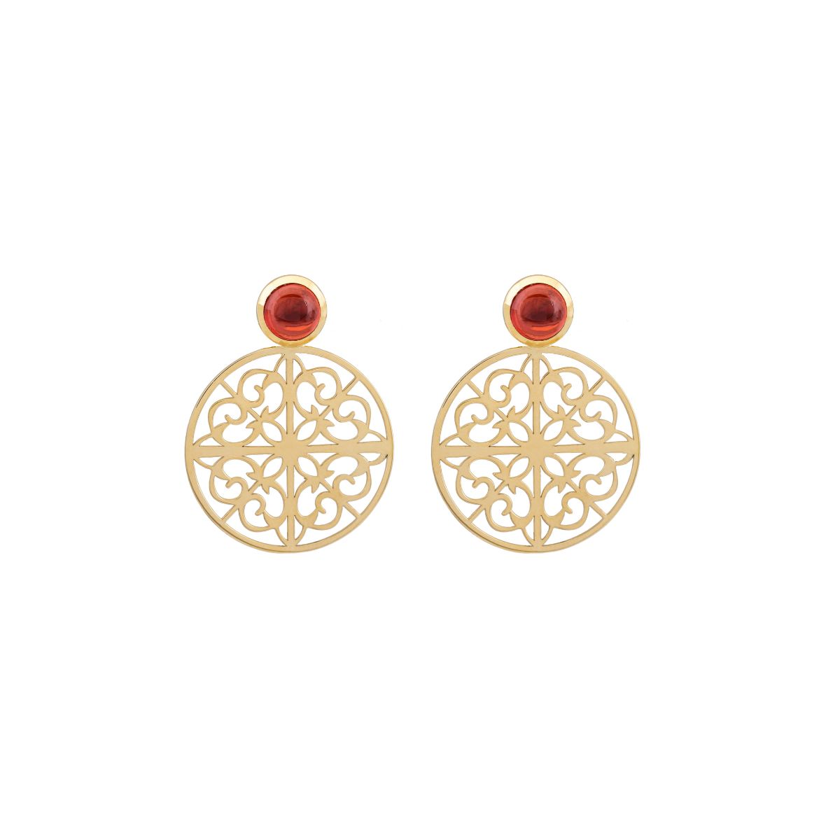 Andelusian Mosiac Garnite Earrings